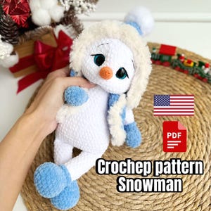 Crochet pattern Snowman