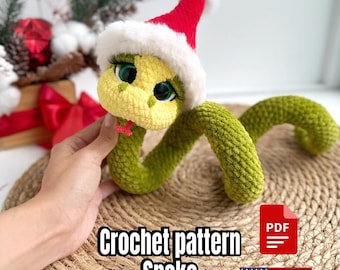 Crochet pattern Snakes