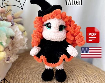 Crochet pattern Witch