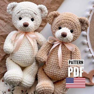 Crochet Teddy Bear pattern.