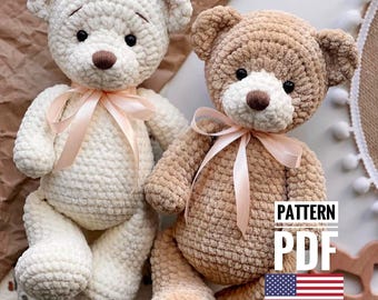 Crochet Teddy Bear pattern.