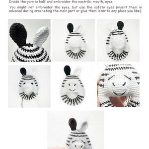 Crochet Rattle Teething Toy Zebra Pattern Easy Tutorial Animal Crochet ...