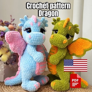 Crochet pattern Dragons