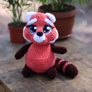 Crochet pattern “Red panda&quot;, pattern in English
