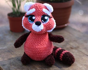 Crochet pattern “Red panda", pattern in English