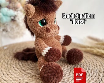 Crochet pattern Horse