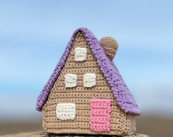 Pattern crochet small houses, houses for decoration,houses boxes,crochet houses, pattern houses,PDF tutorial Amigurumi toy Gingerbread House