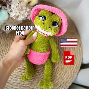 Crochet pattern Frog