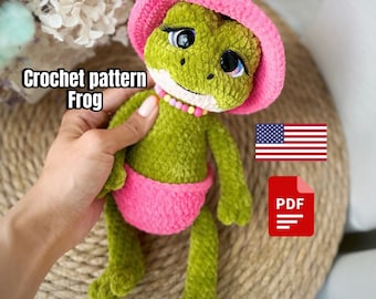 Crochet pattern Frog