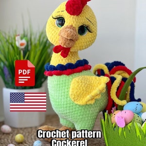 Crochet pattern Cockerel