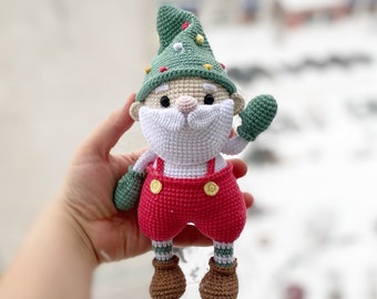 Crochet Santa Amigurumi ENGLISH Pattern, Amigurumi Christmas PDF Dolls