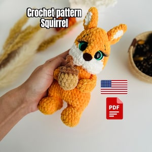 Crochet pattern Squirrel