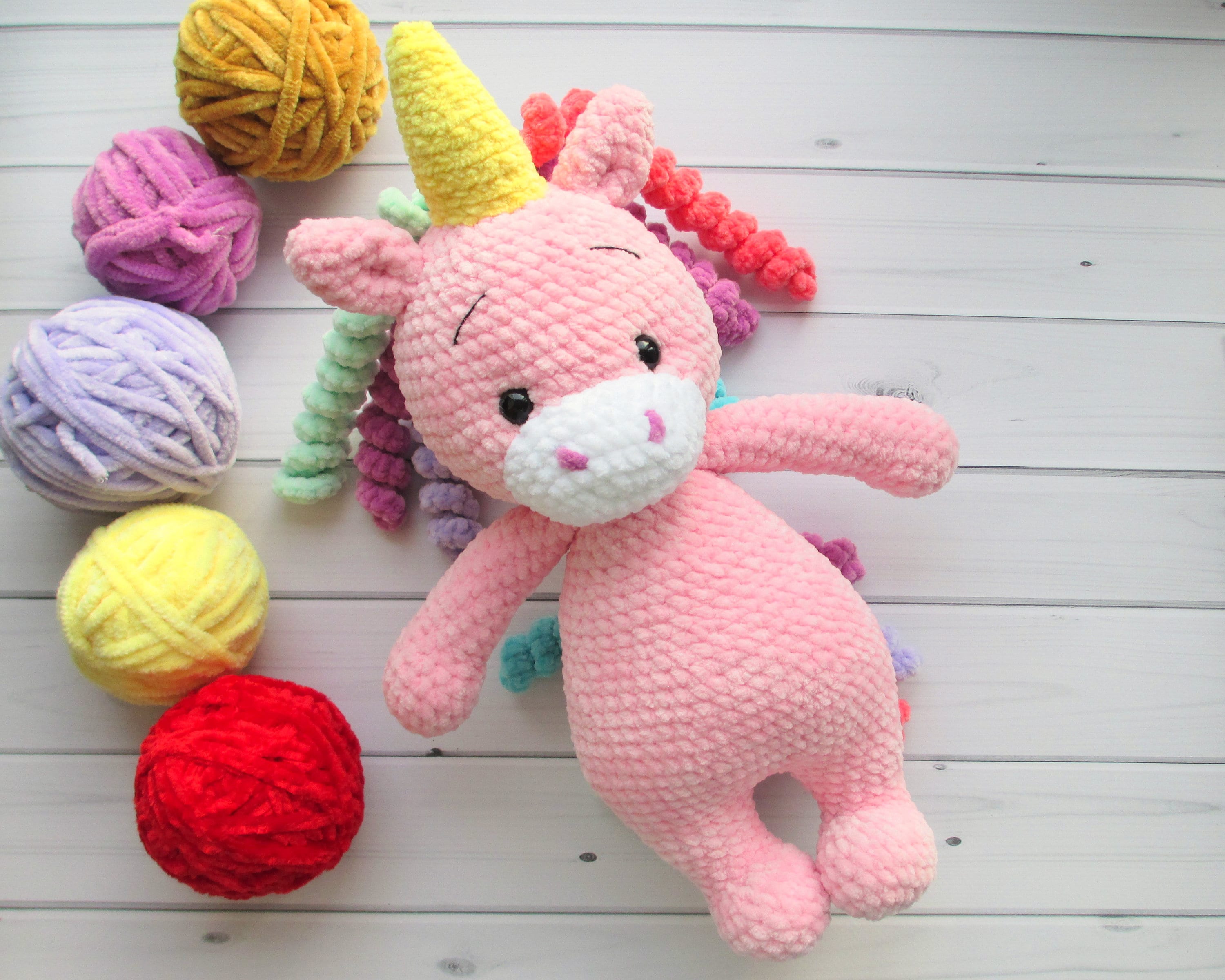 UNICORN CROCHET Pattern, Amigurumi pattern, easter toy tutorial, valentine’s gift , Unicorn tutorial, DIY, instructions Unicorn (in Eng)