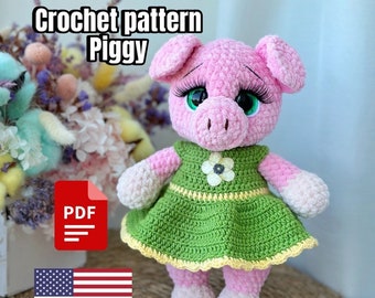 Crochet pattern Piggy