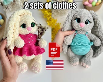 2 sets of crochet clothes