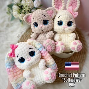 Crochet Pattern «Soft paws».