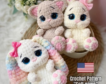 Crochet Pattern «Soft paws».