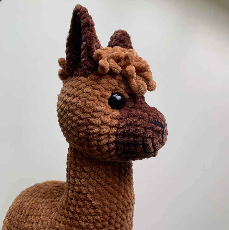 Crochet Alpaca Llama Pattern Realistic PDF Tutorial image 8