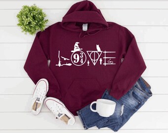 harry potter hooded sweatshirt
