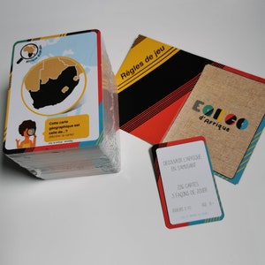 Jeu de cartes africain | Cartes géographiques | Indicatifs téléphoniques | Drapeaux et capitales | Questions | Culture Générale