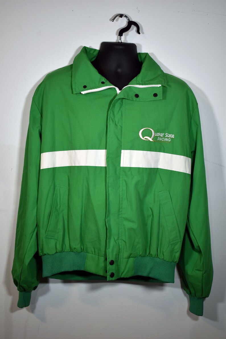 Vintage King Racing Quaker State NASCAR Indycar jacket XL Etsy