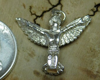 Eagle Dancer Sterling Silver Pendant 25