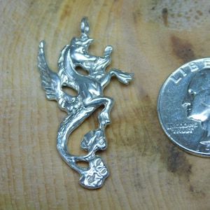 Pegasus Sterling Silver Pendant 112