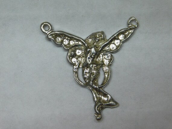 Medium Faerie Sterling Silver Pendant 70 - Etsy Israel