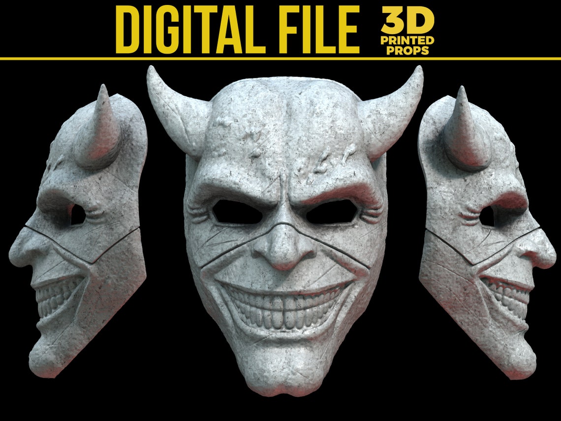 THE GRABBER Black Phone Mask Etsy Denmark