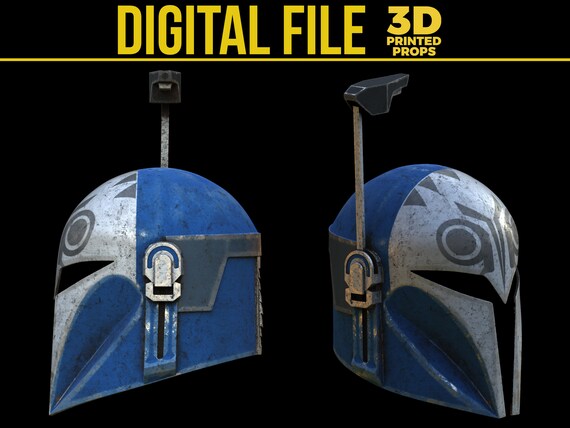 Bo Katan Helmet From The Mandalorian Etsy