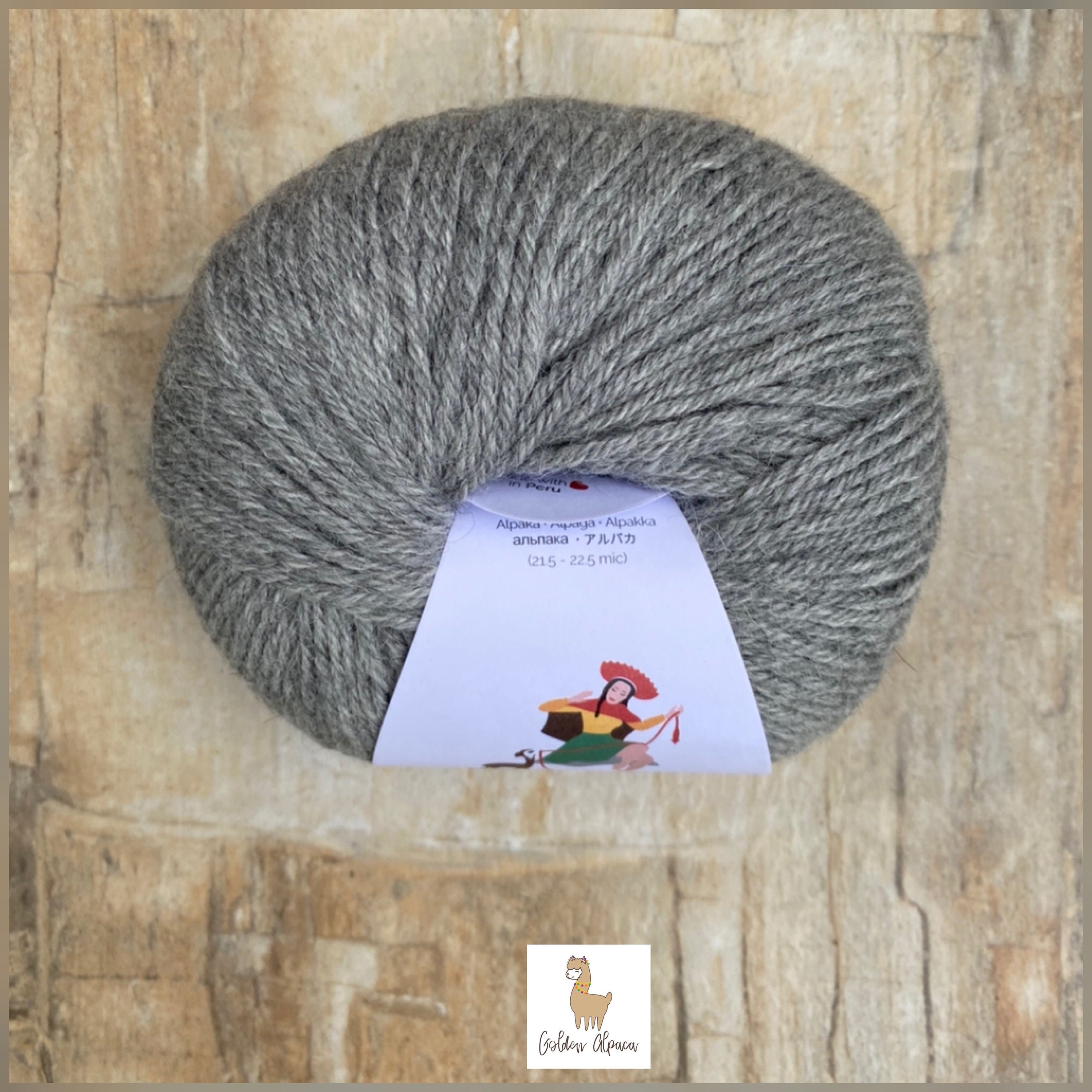 White Baby Alpaca Yarn DK for Crocheting or Knitting/ INDIECITA Double  Knitting 4/9 Baby Alpaca Yarn 