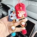 Amulet Omamori Car Charm, Lovely Car Chain, Kawayi Car Hanger, Japanese Style Car accessories, Maneki Neko 