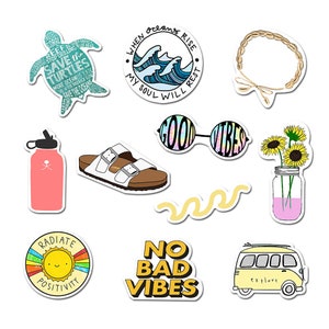 35pcs vsco stickersummer theme stickersdaily life etsy