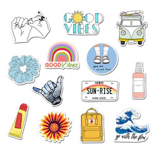35pcs vsco stickersummer theme stickersdaily life etsy
