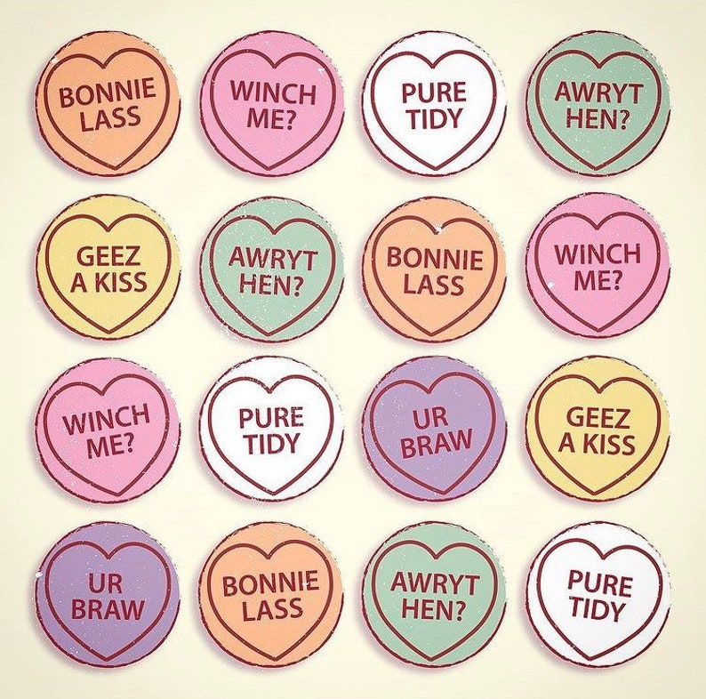 Personalised love heart sweets Digital copy only Etsy