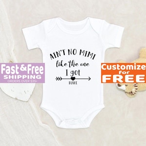 Personalized &#39;Ain&#39;t No Mimi&#39; Baby Onesie® - Funny Grandma Gift