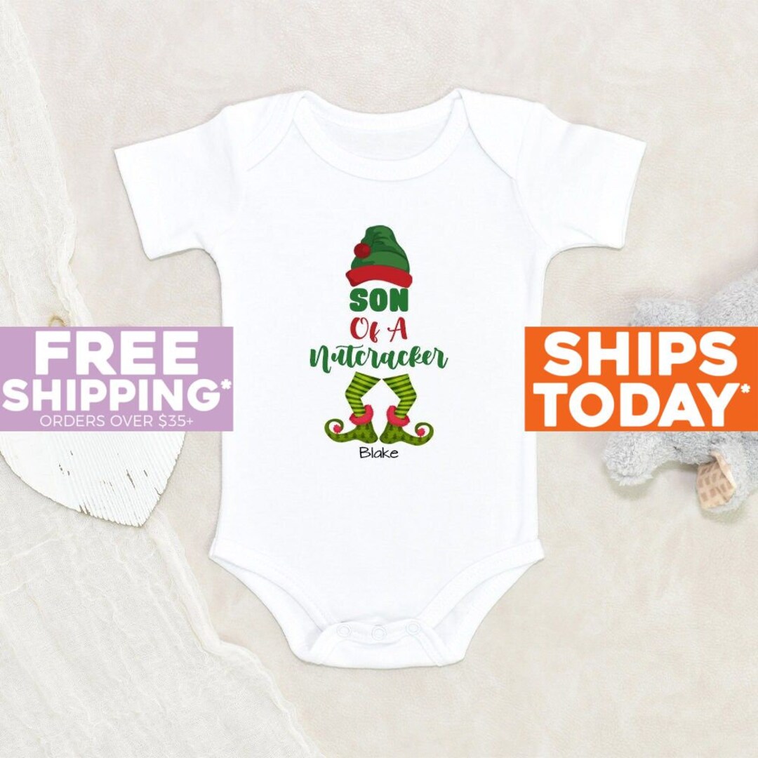 Nutcracker Baby Onesie® Lad of A Nutcracker Personalized Etsy
