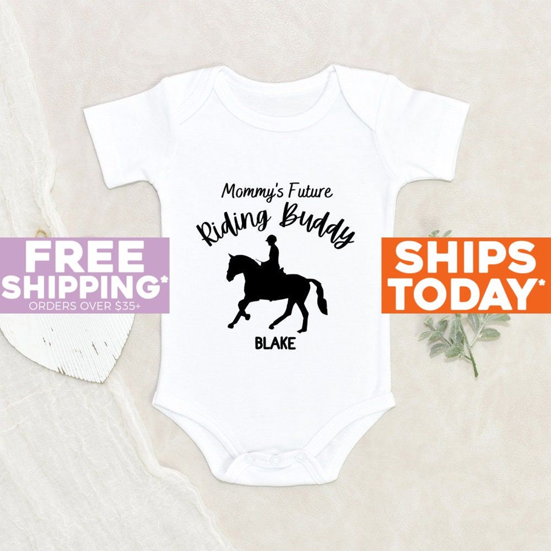 Horseback Riding Onesie® Mommy's Future Riding Buddy Etsy