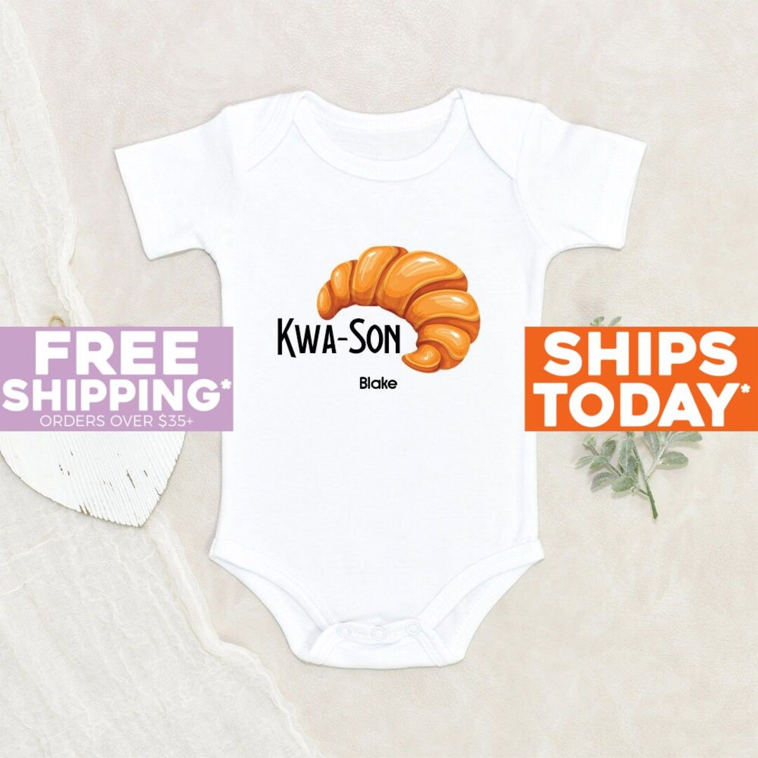 French Baby Onesie® Kwason Personalized Baby Onesie® Etsy