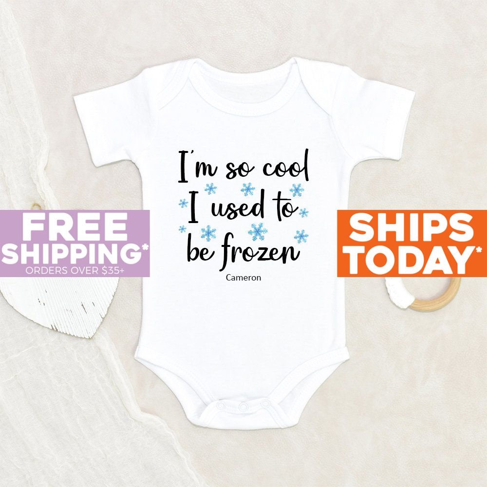 Frozen baby cheap onesie
