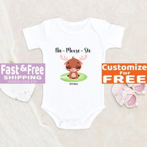 Meditating Lover Baby Onesie® Namaste Deer Personalized Name Baby Onesie® Newborn Baby Clothes Yoga Baby Onesie® Cute Animals Baby Onesie®