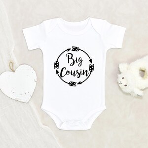 Pregnancy Announcement Onesie® Big Cousin Onesie® Baby Clothing Cute Big Cousin Baby Onesie® Cute Cousin Baby Gift Baby Bodysuits