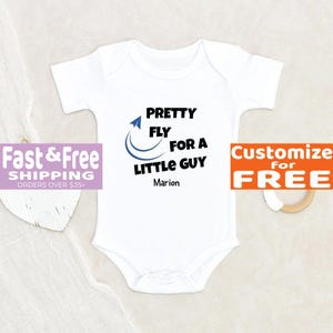 Personalized Airplane Baby Onesie®: Pretty Fly Little Guy