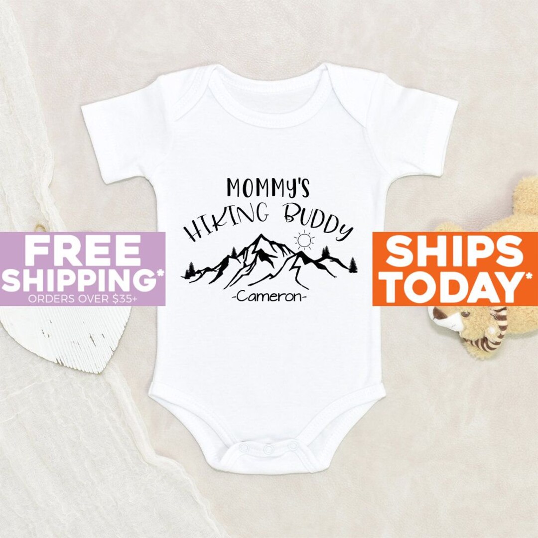 Camping Baby Clothes Mommy's Hiking Buddy Personalized Etsy
