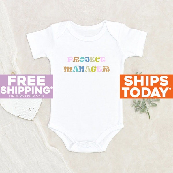 Newborn Baby Onesie® Project Manager Baby Onesie® Project Manager Baby Clothes Project Management Onesie® Baby Shower Gift New Baby Gift