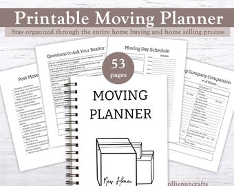 Home Buying Planner, Printable Moving Checklist, New House Planner, Home Selling Process, Relocation Guide, House Hunting Wishlist