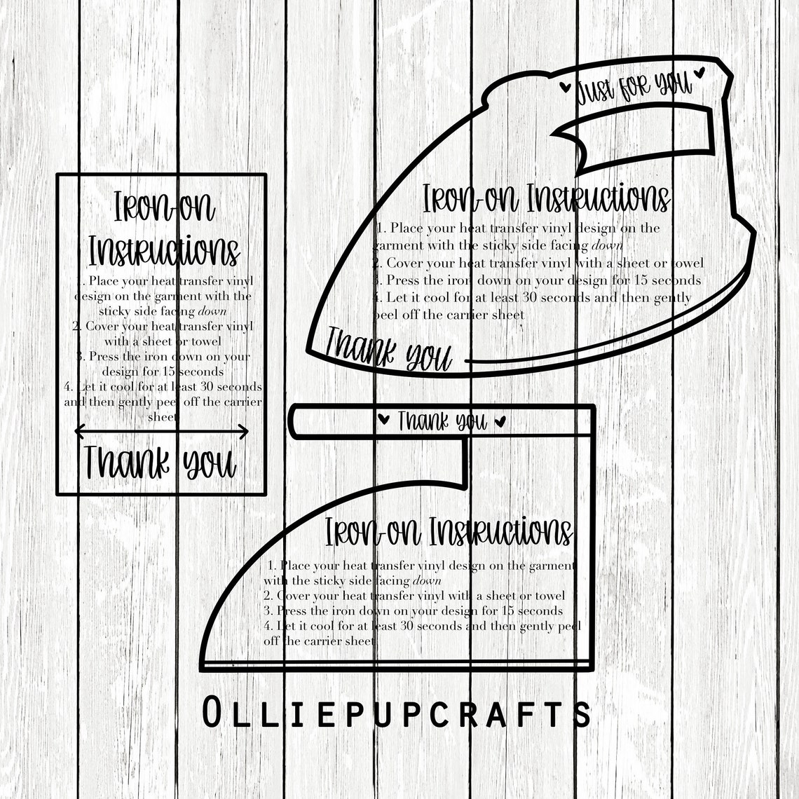 Printable Care Card Bundle, Clothing Care Instructions, Tumbler Care