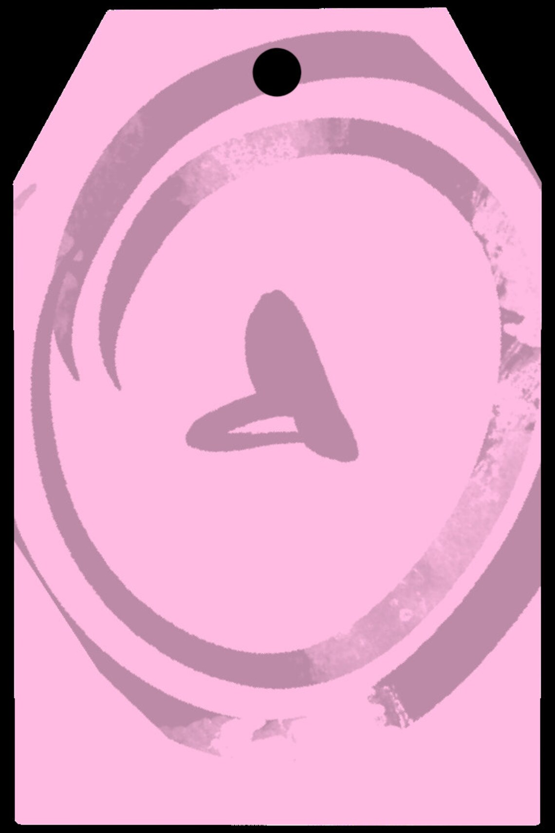 Printable Tag Template Pink, DIY Tags, Tags Blank, Hang Tags Template ...