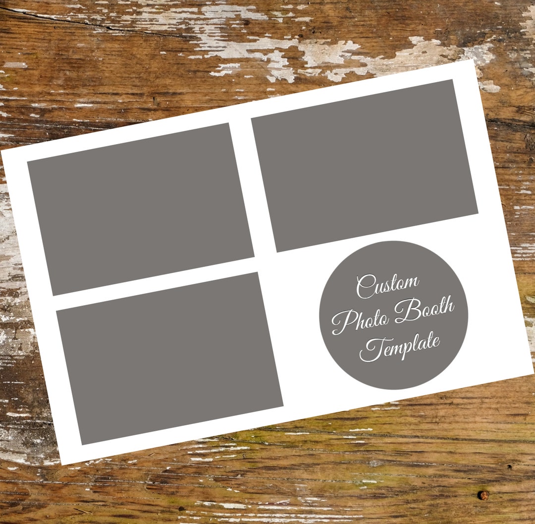 Custom 4x6 Photo Booth Template Etsy