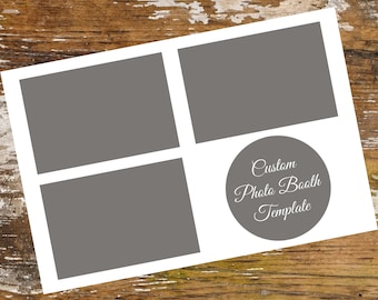 Custom 4x6 Photo Booth Template - Etsy